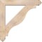Ekena Millwork Funston Arts and Crafts Smooth Bracket w/ Offset Brace, Douglas Fir, 7 1/2"W x 46"D x 46"H BKT0806X46X46FST03SDF - alternate 2